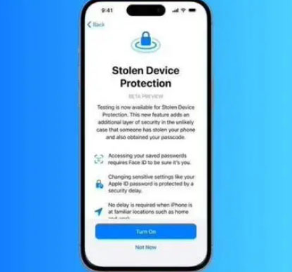 锡林郭勒苹果授权维修店分享被盗设备保护功能开启方法 