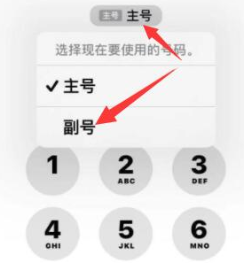 锡林郭勒苹果14维修店分享iPhone 14 Pro Max使用副卡打电话的方法 