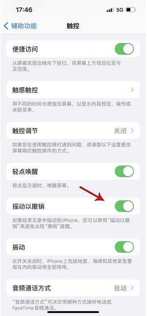 锡林郭勒苹果手机维修分享iPhone手机如何设置摇一摇删除文字 