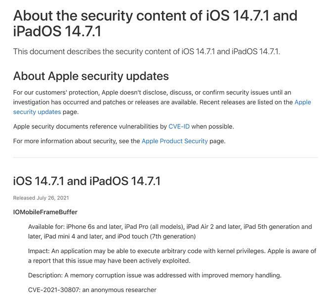 锡林郭勒苹果手机维修分享iOS 14.7.1 正式版更新内容及升级方法 